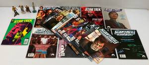 lot 49 image: Vintage Star Trek Action Figures And Star Trek Magazines