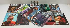 lot 50 image: Vintage Star Trek Action Figures And Star Trek Magazines