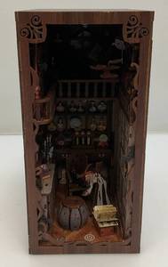lot 57 image: Light Up Handcrafted Wood (Magic Night) Miniature Diarama (Works)