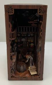 lot 62 image: Light Up Handcrafted Wood (Magic Night) Miniature Diarama (Works)