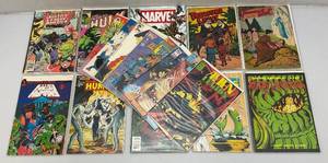 lot 92 image: Misc. Vintage Comics Including 65 Cent HULK And More (Bagged And Carded)