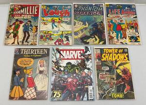 lot 94 image: Misc. Vintage 12, 15, And 20 Cent Comics Including The Phantom Stranger And More (Bagged And Carded)