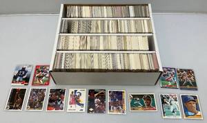lot 101 image: Misc. Unsorted Sports Cards Some In Protective Sleeves