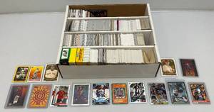 lot 102 image: Misc. Unsorted Sports Cards Some In Protective Sleeves