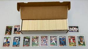 lot 103 image: Misc. Unsorted Baseball Cards Some In Protective Sleeves
