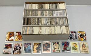 lot 113 image: Misc. Unsorted Baseball Cards Some In Protective Sleeves