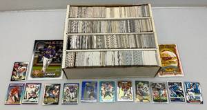 lot 114 image: Misc. Unsorted Football Cards Some In Protective Sleeves