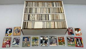 lot 122 image: Misc. Unsorted Sports Cards Some In Protective Sleeves