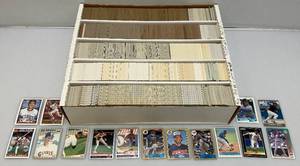 lot 124 image: Large Box Of Misc. Unsorted Baseball Cards