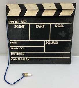 lot 162 image: Vintage Clapper Board With Chalk