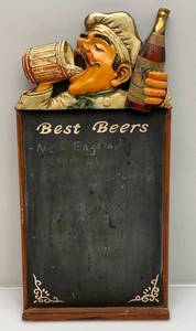 lot 165 image: Vintage Best Beers Chalkboard 24 x 12