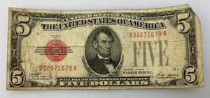 lot 185 image: Series 1953 $2 Red Note (In Protective Sleeve)