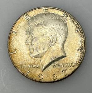 lot 193 image: 1967 Kennedy Silver Half Dollar