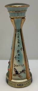 lot 219 image: 1962 Jim Beam Collectible Seattle Worlds Fair Decanter 13