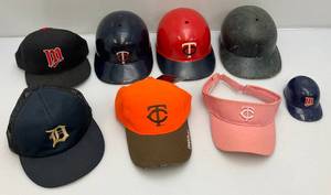 lot 226 image: Misc. Minnesota Twins Hard hats And More