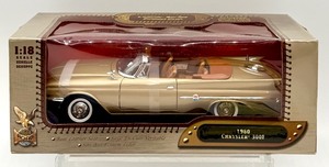 lot 64 image: 1960 Chrysler 300F Die-Cast Model Car & Leather Interior 118 Scale - NIB