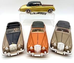 lot 81 image: Solido 143 Rolls-Royce Convertible Die-Cast Car Lot (4) Made in France