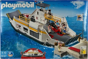lot 12 image: Playmobil 5127 Car Ferry with Figures and Accessories - NIB