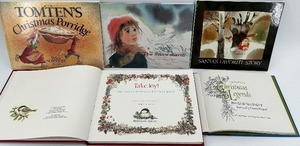lot 136 image: Collection of 5 Vintage Christmas Holiday Books