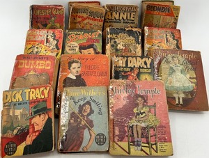lot 150 image: Lot of 15 Vintage Better Little Books - Cartoon Characters and Movie Tie-Ins