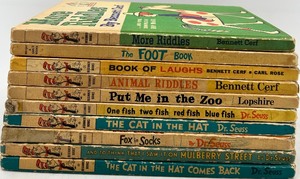 lot 155 image: Collection of 10 Vintage Beginner Books by Dr. Seuss, Bennett Cerf, and Lopshire