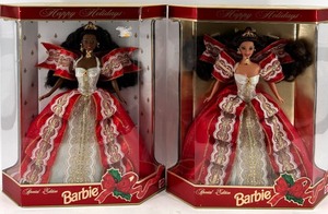 lot 178 image: Barbie Doll - Special Edition Happy Holidays 10th Anniversary (2-Pack)