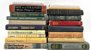lot 188 image: Vintage Book Lot - 15 Titles, Hardcover & Paperback