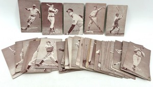 lot 197 image: Baseball Exhibit Cards - Vintage Assorted Star Players