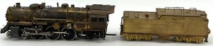 lot 205 image: Steam Locomotive & Tender - Made in Japan Metal Model Train