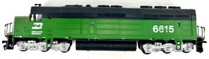 lot 222 image: Diesel Locomotive - Burlington Northern BN 6615