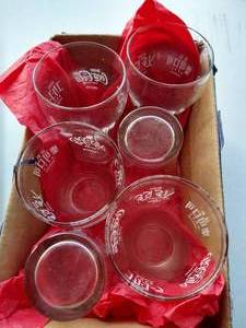 lot 5 image: (6) International Coke Glasses