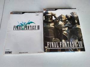 lot 25 image: (2) Final Fantasy Game Guides (III & XII)