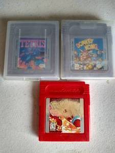 lot 41 image: (3) Nintendo Game Boy Games - Pokemon, Donkey Kong & Tetris