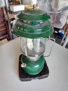 lot 58 image: Coleman Fuel Lamp