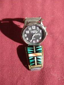 lot 71 image: Dakota Moon Glow Watch With Sterling Band