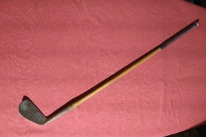 lot 78 image: Antique 3 Mashie Hickory Shaft Golf Club