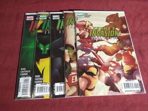 lot 80 image: Complete Marvel Secret Invasion Front Line 5-Comic Mini Series
