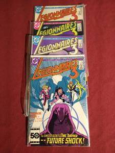 lot 81 image: Complete DC Legionnaires 3 4-Comic Mini Series