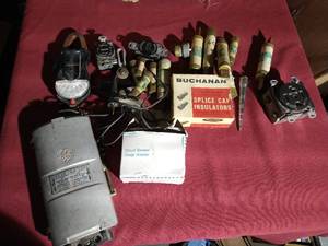 lot 108 image: Vintage Electrical Parts - GE New York Astronomic Time Switch