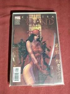 lot 128 image: Complete Marvel Elektra The Hand 5-Comic Mini Series