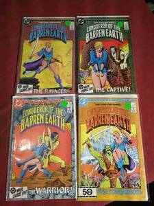 lot 160 image: Complete DC Conqueror of the Barren Earth 4-Comic Mini Series