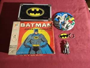 lot 180 image: Batman Lot - Vintage Puzzle Game Etc