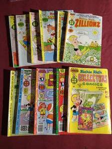 lot 208 image: (11) Vintage Richie Rich Comics