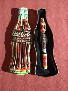 lot 219 image: Coca-Cola Gel Pen in Collectible Tin