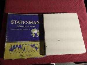 lot 221 image: (2) Vintage Stamp Albums