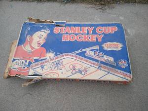 lot 228 image: Vintage Stanley Cup Table Hockey Game With Box