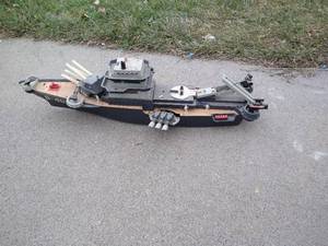 lot 230 image: Large Vintage USS Battlewagon Plastic Ship