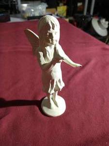 lot 241 image: Cast Iron Fairy Figurine