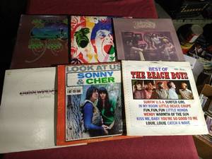 lot 244 image: (6) Vintage LP Records