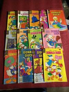 lot 255 image: (13) Vintage Gold Key Donald Duck Comics